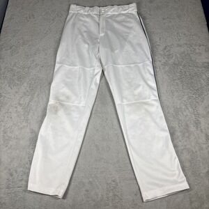 Wilson Baseball White Pants Side Stripe WTA4332 Size Large